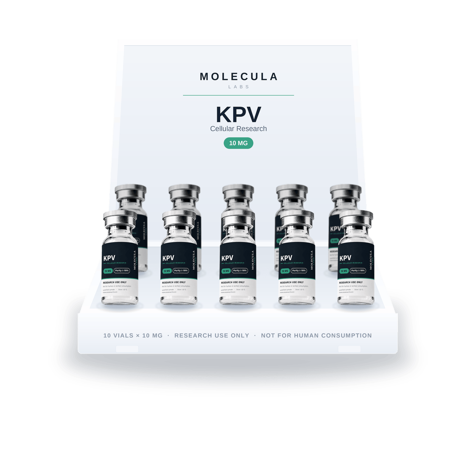 KPV 10mg — 10-Vial Research Kit