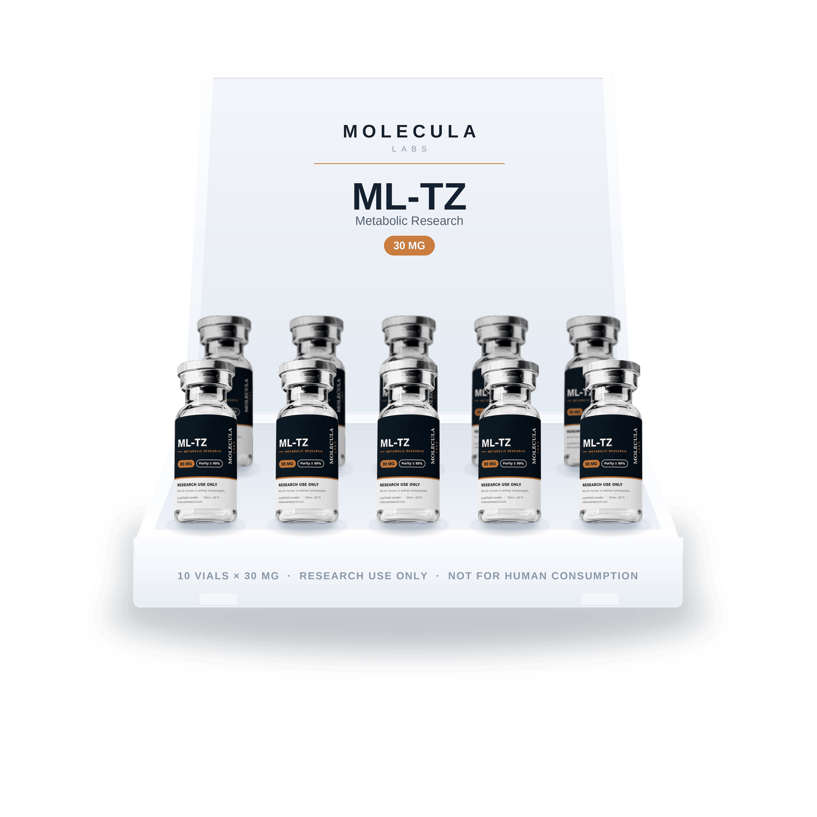 ML-TZ 30mg — 10-Vial Research Kit